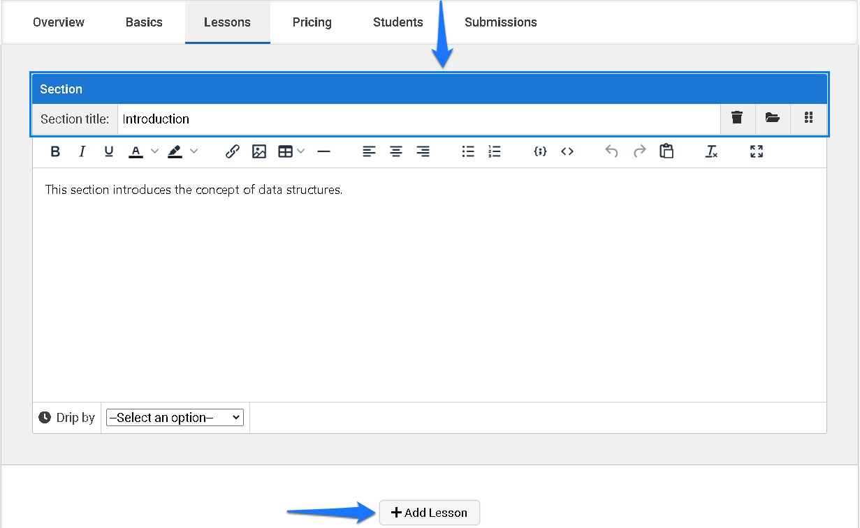1-AddOnAssignments_ConfigureForRecordedClass_SelectedClass_LessonsTab_SpecificSection_AddLesson.png
