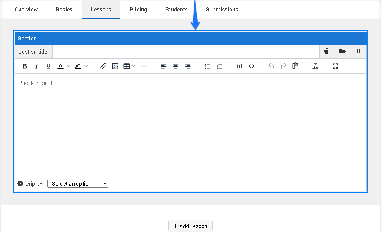 1-AddOnAssignments_ConfigureForRecordedClass_SelectedClass_LessonsTab_NewSection.png