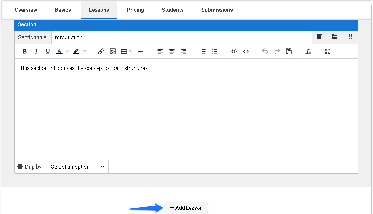 1-AddOnAssignments_ConfigureForRecordedClass_SelectedClass_LessonsTab_NewSection_AddLesson.png