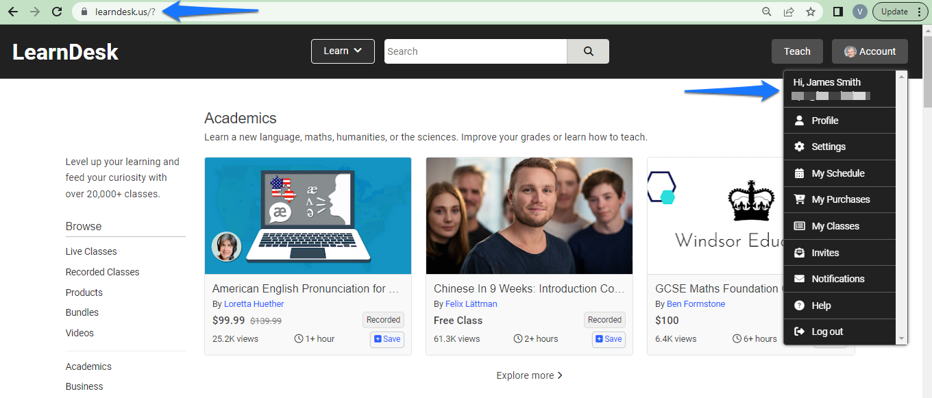 LearndeskAccnt_MyPurchases.png