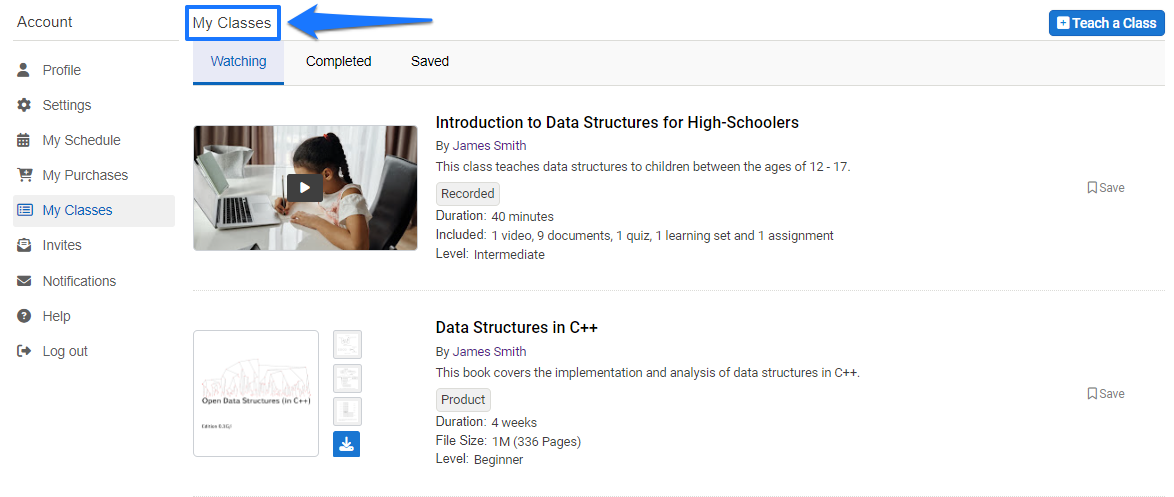 MyClasses_AccountMenu.png