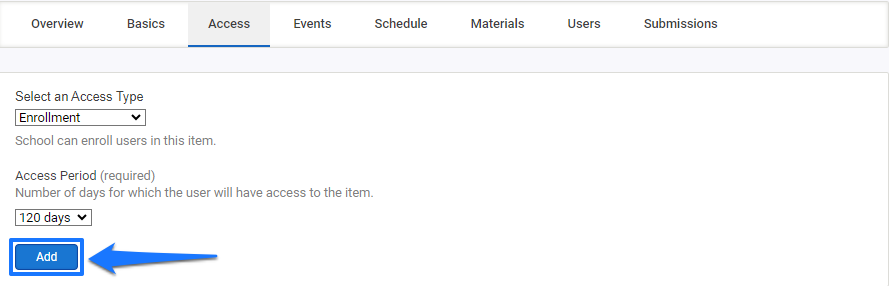 AddEnrollment_AccessLive.png